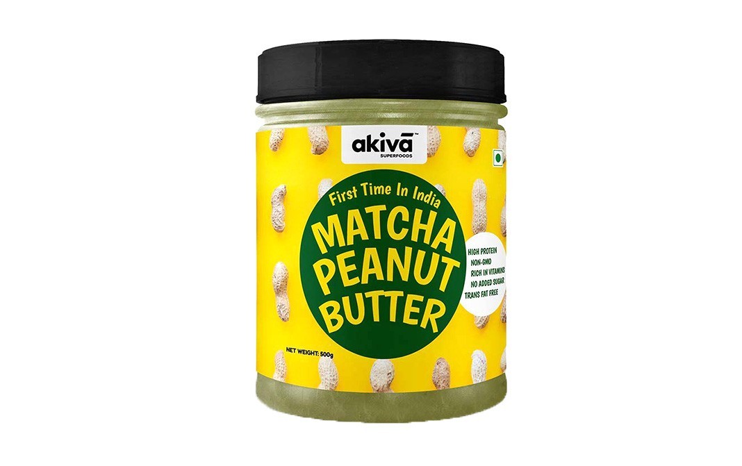 Akiva Matcha Peanut Butter    Pack  500 grams